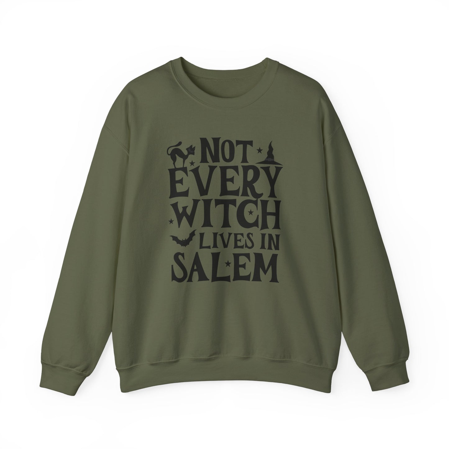 Not Every Witch Lives In Salem Shirt, Halloween Sweater, Halloween Sweatshirt, Halloween Tshirt, Halloween Gift, Spooky Season, Witchy Shirt