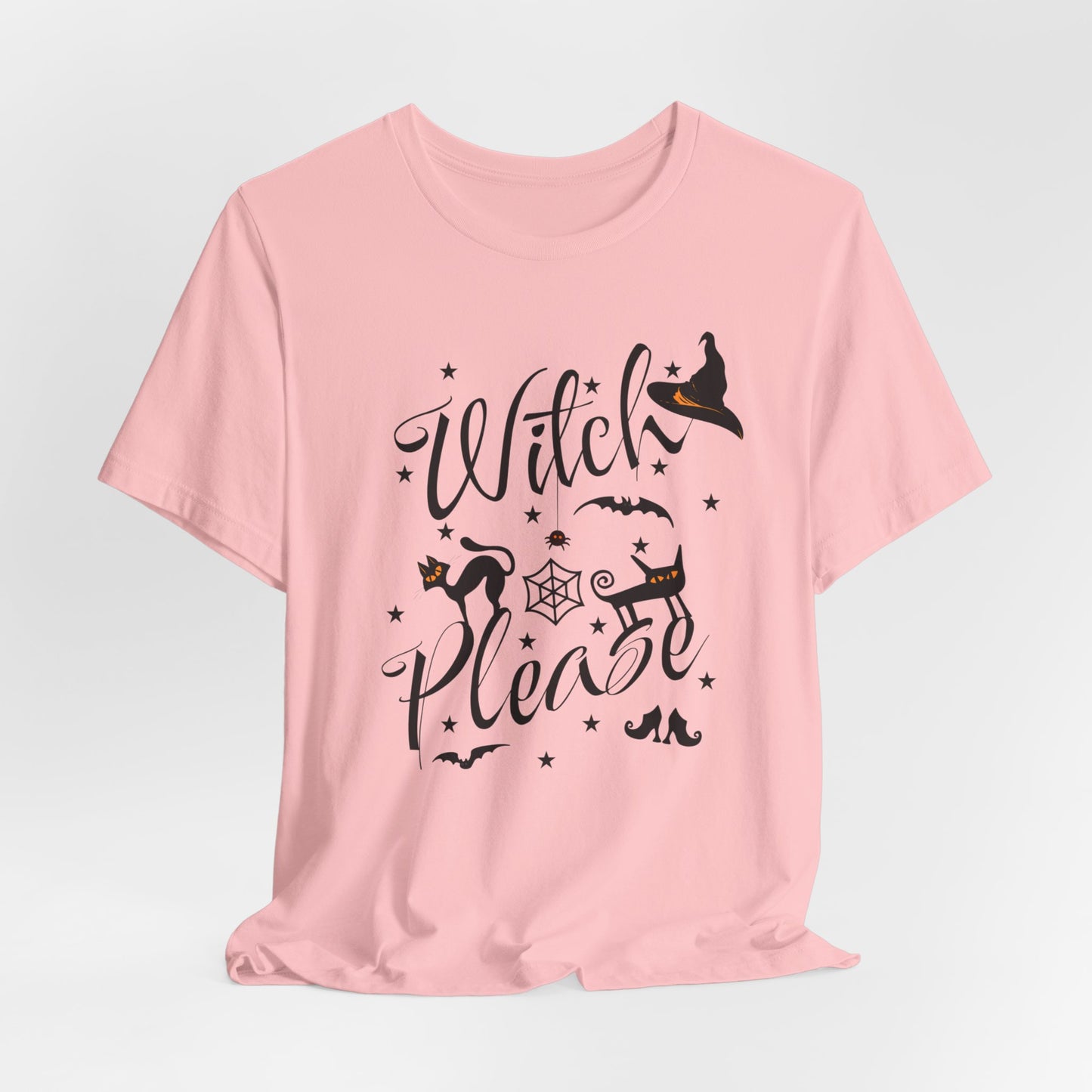 Halloween Witch Please Shirt, Cat Witch Hat Tee, Halloween T Shirt, Witch Costume, Scary Spooky Season, Witchy Gift For Her Funny Halloween