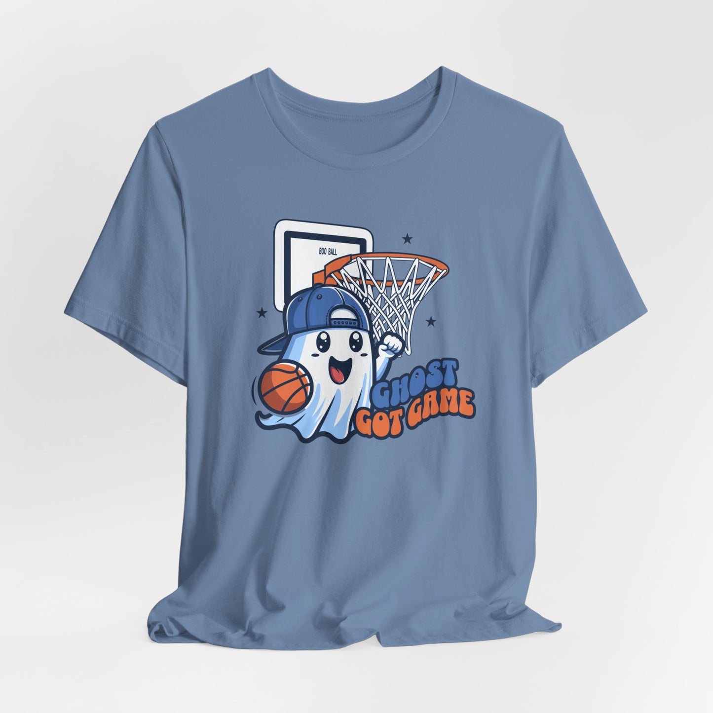 Ghost Got Game Shirt, Halloween Women's Mens Shirt, Cute Halloween Ghost Shirt, Trick or Treat Shirt, Spooky Season Gift, Basketball Gift