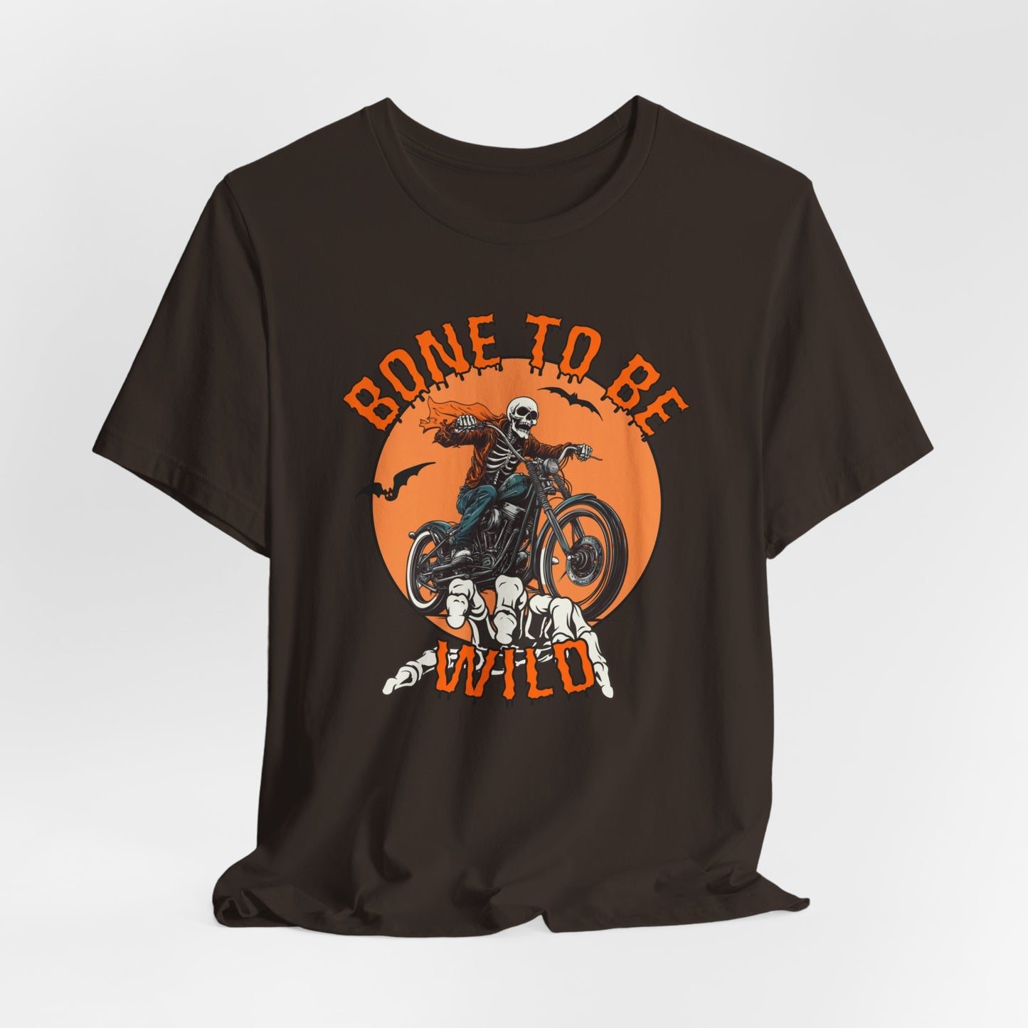 Bone To Be Wild Tshirt, Biker Halloween Tee, Biker Shirt, Skeleton Tee, Halloween Tshirt, Halloween Gift, Biker Tshirt, Motorcycle Halloween