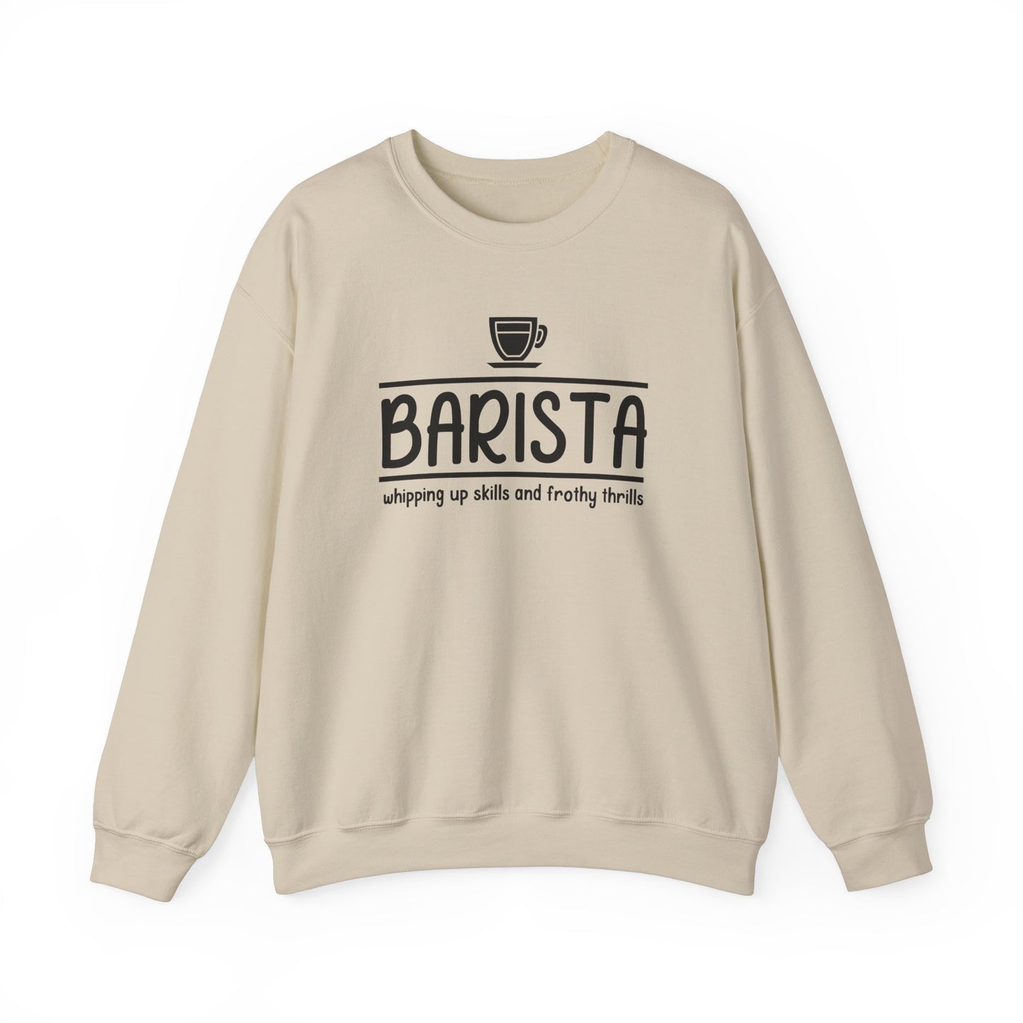 Barista Sweatshirt, Coffee Lover, Coffee Sweatshirt, Cozy Weather Shirt, Cute Fall Sweatshirt, Barista Gift, Unisex Crewneck Sweatshirt