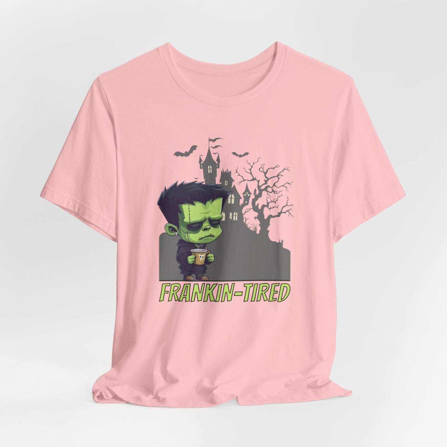 Frankin Tired Tshirt, Monster Halloween Tee, Monster Mash tshirt, Spooky Season Shirt, Retro Monster Tee, Halloween T-shirt, Halloween Gift