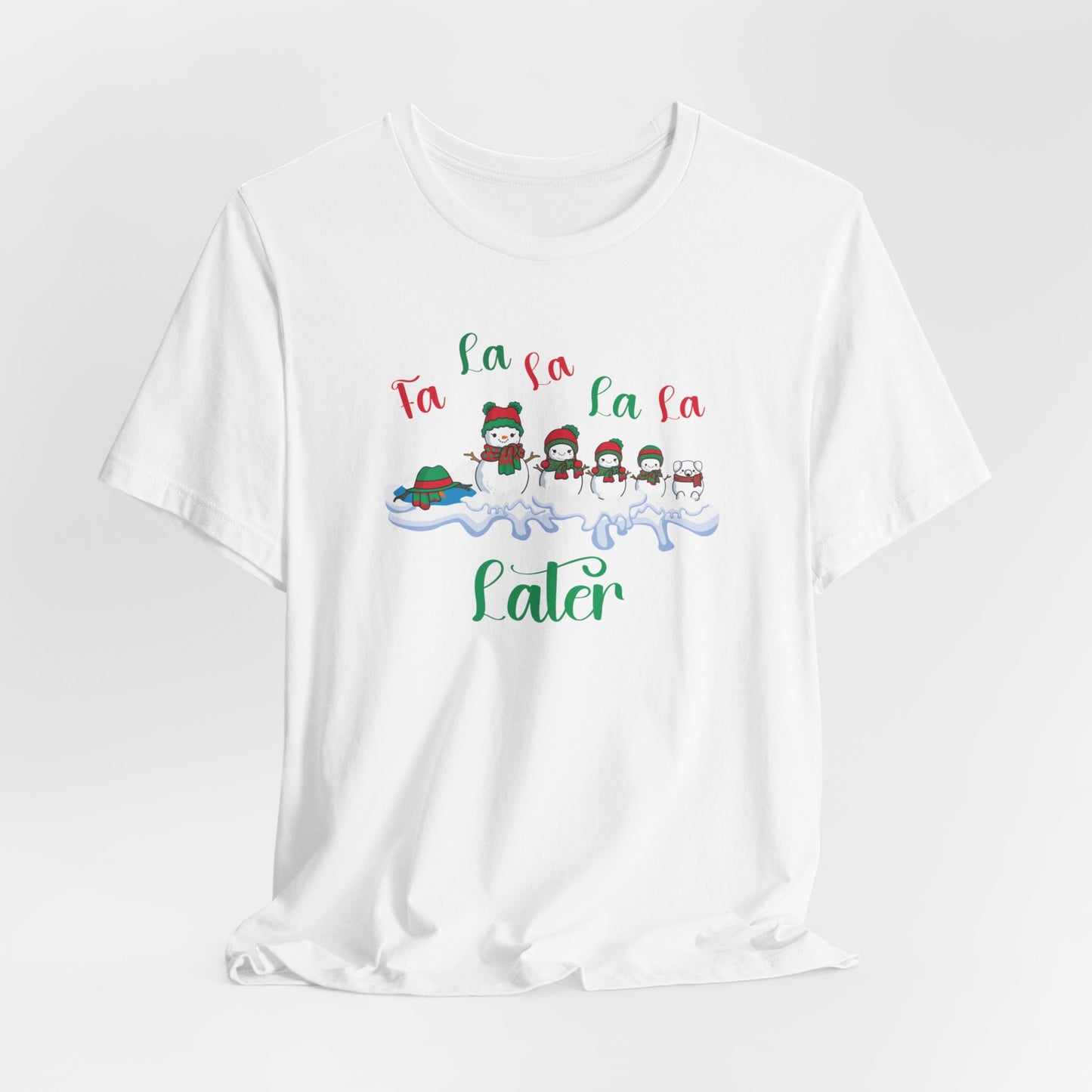 Fa La La La Later T-shirt, Christmas Tee, Divorced Christmas Tee, Divorced Tshirt, Single Tshirt, Funny Christmas Gift, Single with kids Tee