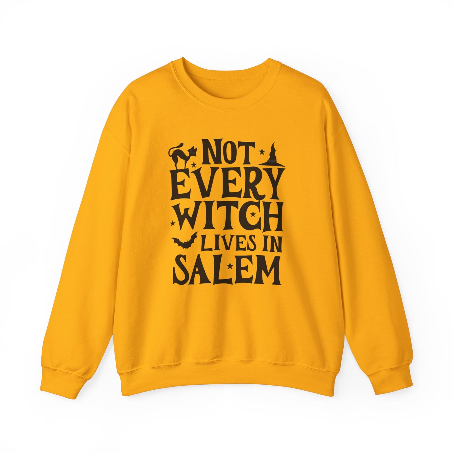 Not Every Witch Lives In Salem Shirt, Halloween Sweater, Halloween Sweatshirt, Halloween Tshirt, Halloween Gift, Spooky Season, Witchy Shirt