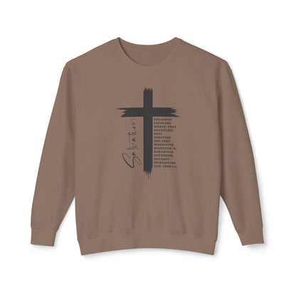 Salvation Sweatshirt, John 3:16 Sweatshirt, Aesthetic Jesus Sweatshirt, Bible Verse Shirt, Cross Sweatshirt, Women Faith Shirt, Jesus Shirt