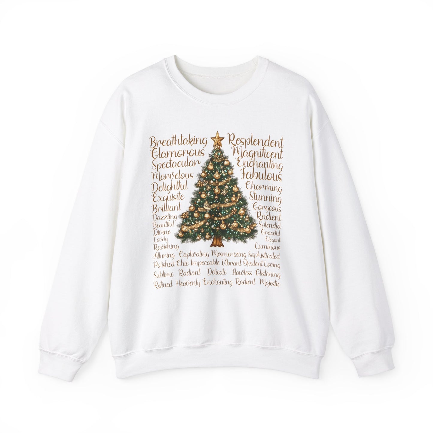 Festive and Fabulous Sweatshirt, Christmas Pullover, Holiday Sweatshirt, Christmas Tree shirt, Comfy Xmas T-shirt, Cute Holiday Gift for her