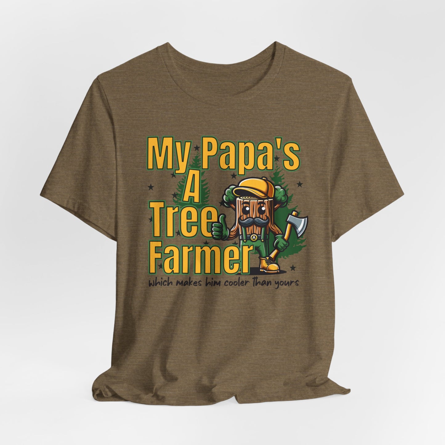 My Papa's A Tree Farmer T-shirt, Christmas Tree T-shirt, Tree Farmer Shirt, Gift For Tree Farmer, Tree Grower, Gift For Farmer, Tree Farmer