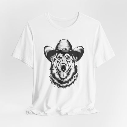 Anatolian Dog Wearing A Cowboy Hat, Anatolian Shepherd Mom Tee, Dog Lover, Anatolian Shepherd Shirt, Dog Mom Gift