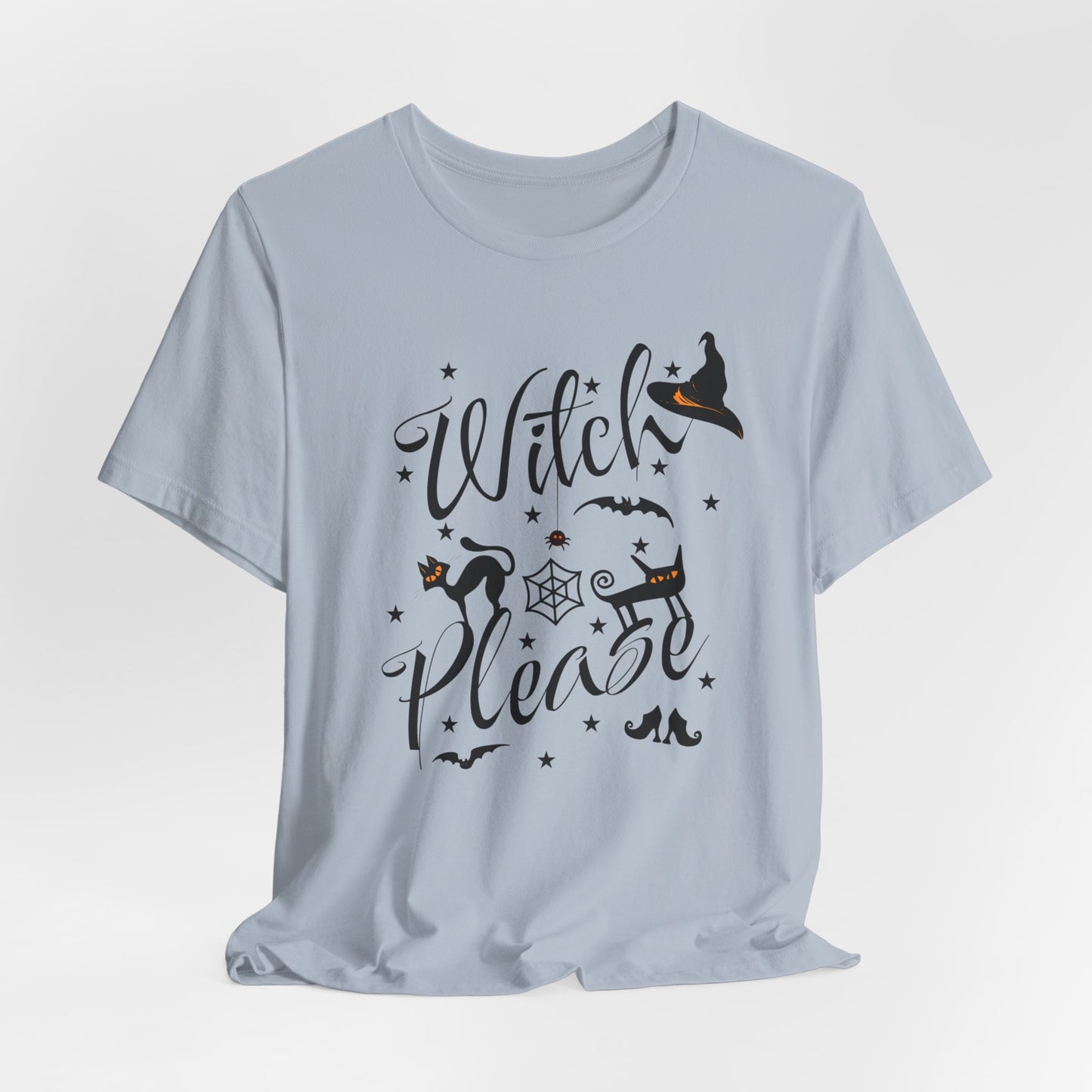 Halloween Witch Please Shirt, Cat Witch Hat Tee, Halloween T Shirt, Witch Costume, Scary Spooky Season, Witchy Gift For Her Funny Halloween