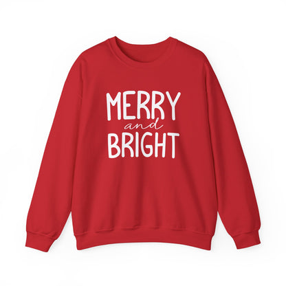 Merry and Bright Sweatshirt, Women's Christmas Shirt