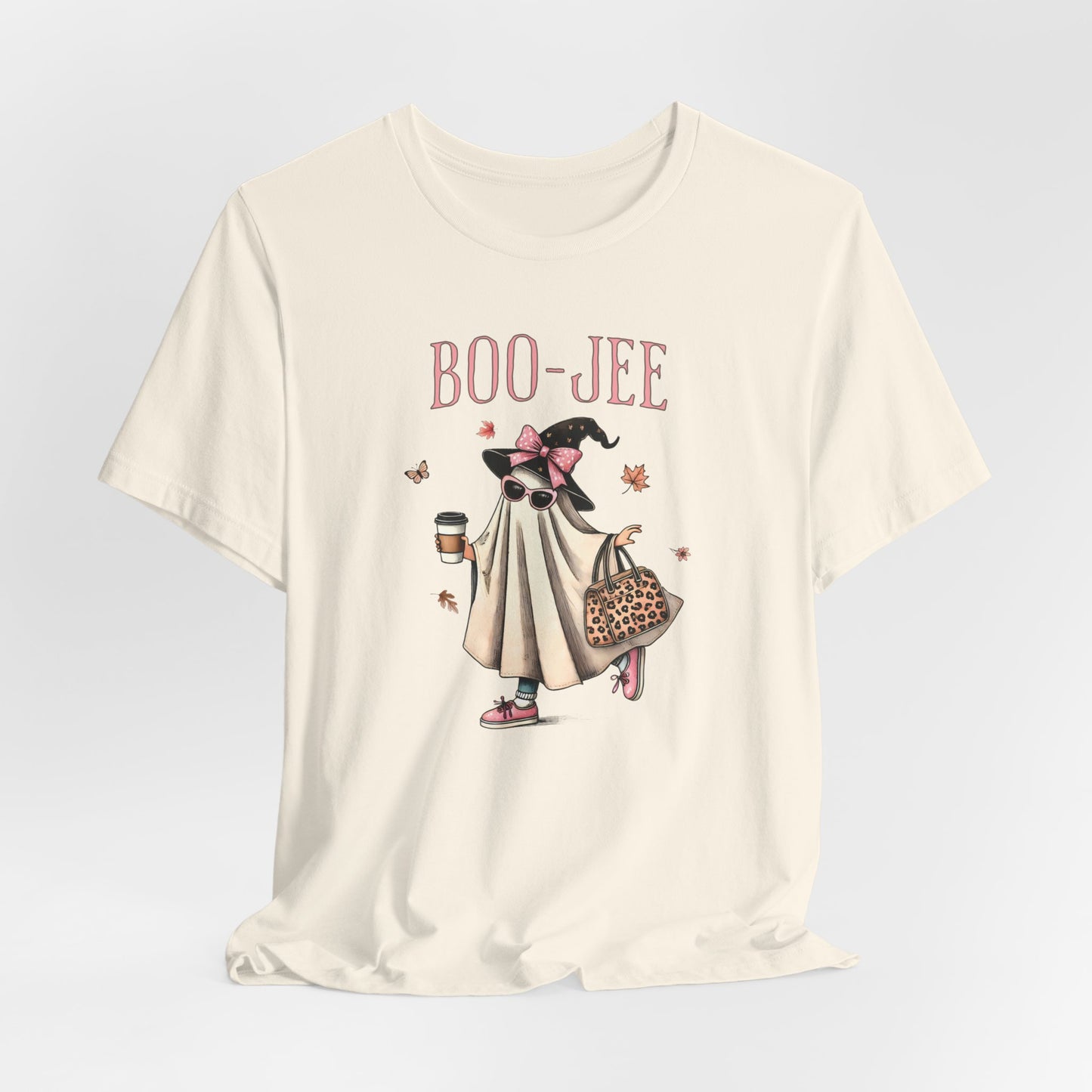 BOO JEE T-Shirt, Halloween Ghost Tshirt, Boo Shirt, Spooky Season Ghost Shirt, Spooky Ghost Tee, Spooky Vibes Shirt, Halloween Gifts