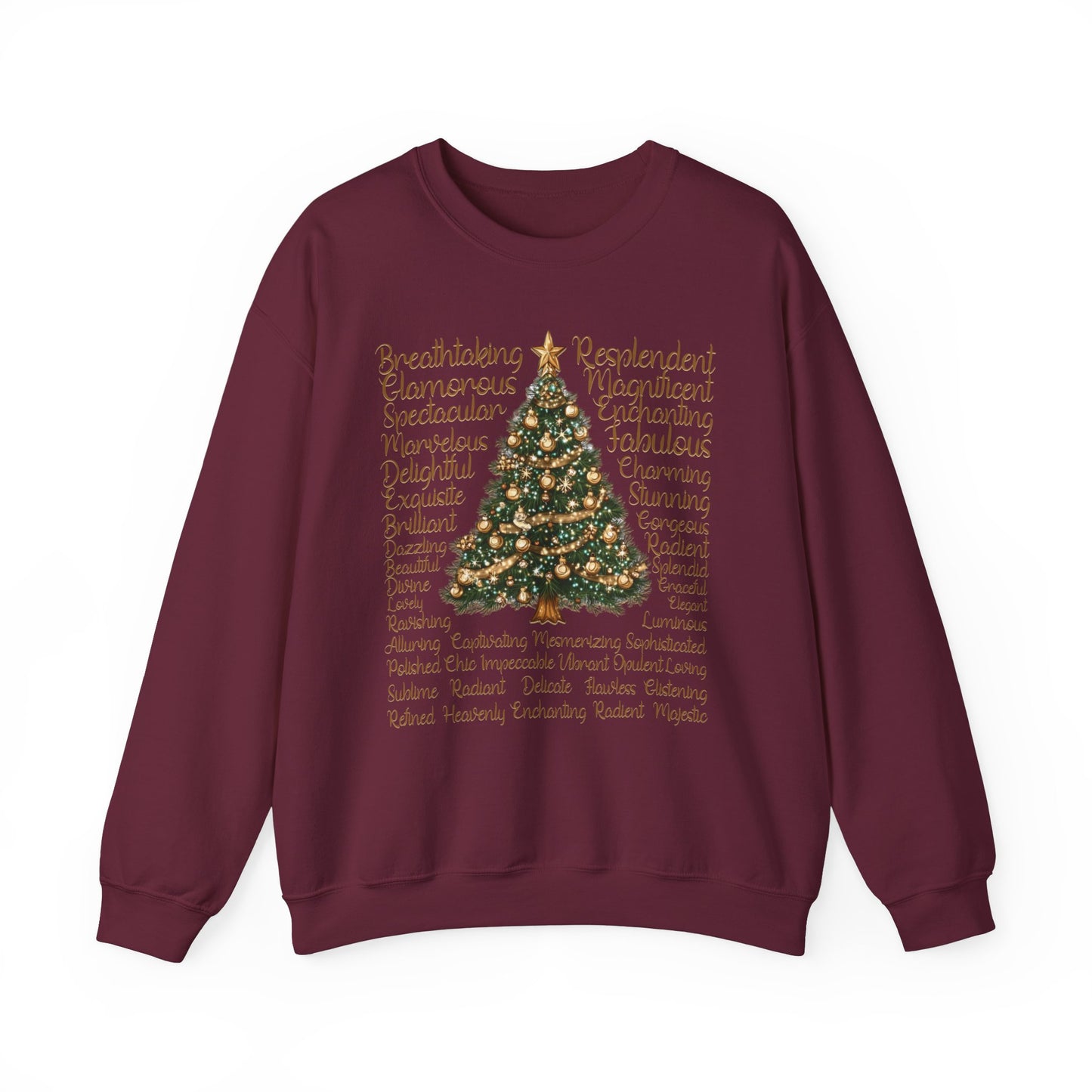 Festive and Fabulous Sweatshirt, Christmas Pullover, Holiday Sweatshirt, Christmas Tree shirt, Comfy Xmas T-shirt, Cute Holiday Gift for her