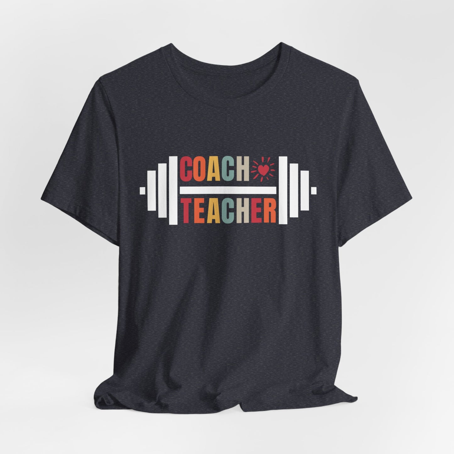 Coach Teacher Tshirt, Coach Tee, Teacher Tshirt, Cute Teacher Tshirt, Gift for Him or Her, Teaching, Coach, Unisex Jersey Short Sleeve Tee