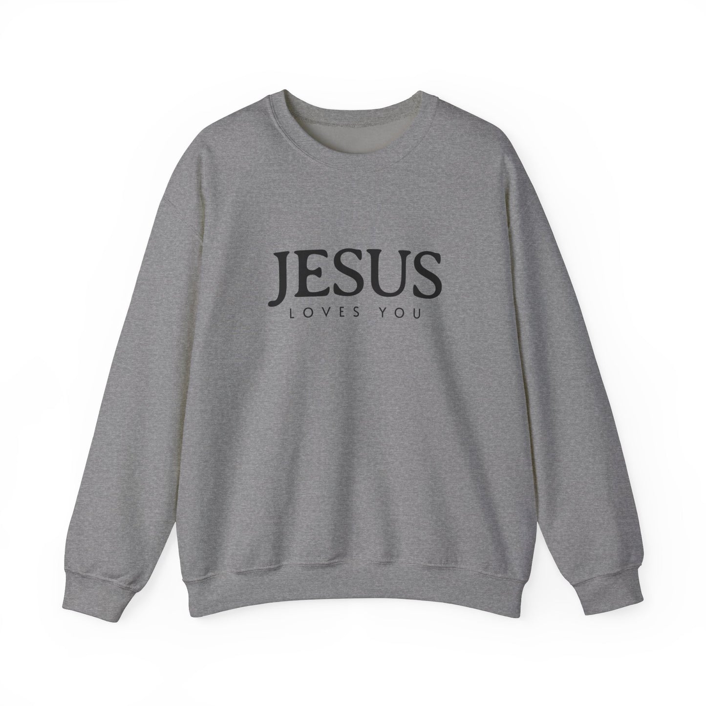 Jesus Loves You Sweatshirt, Jesus Sweatshirt, Bible Verse Sweatshirt, Christian Faith Sweatshirt, Man Woman Pullover Tops, Faith Sweatshirt