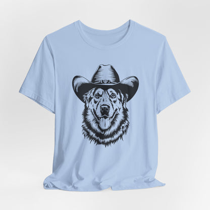 Anatolian Dog Wearing A Cowboy Hat, Anatolian Shepherd Mom Tee, Dog Lover, Anatolian Shepherd Shirt, Dog Mom Gift