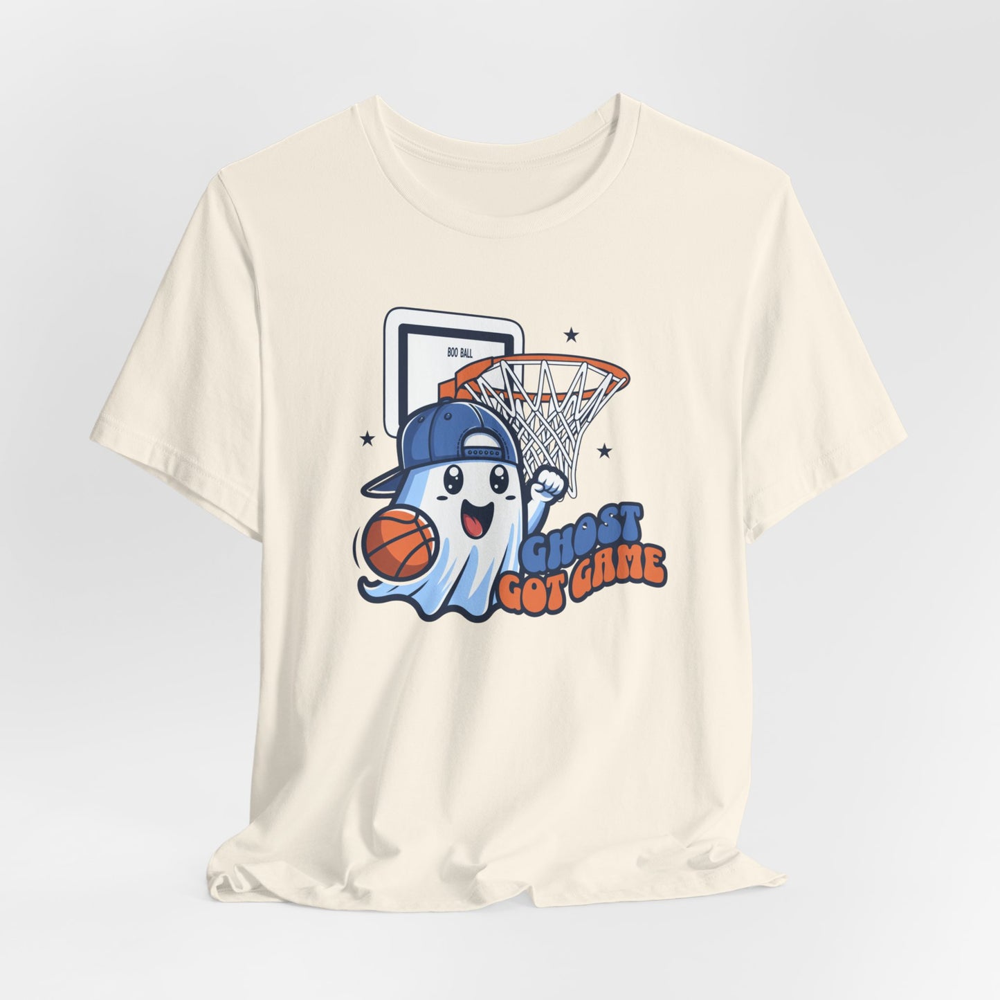 Ghost Got Game Shirt, Halloween Women's Mens Shirt, Cute Halloween Ghost Shirt, Trick or Treat Shirt, Spooky Season Gift, Basketball Gift