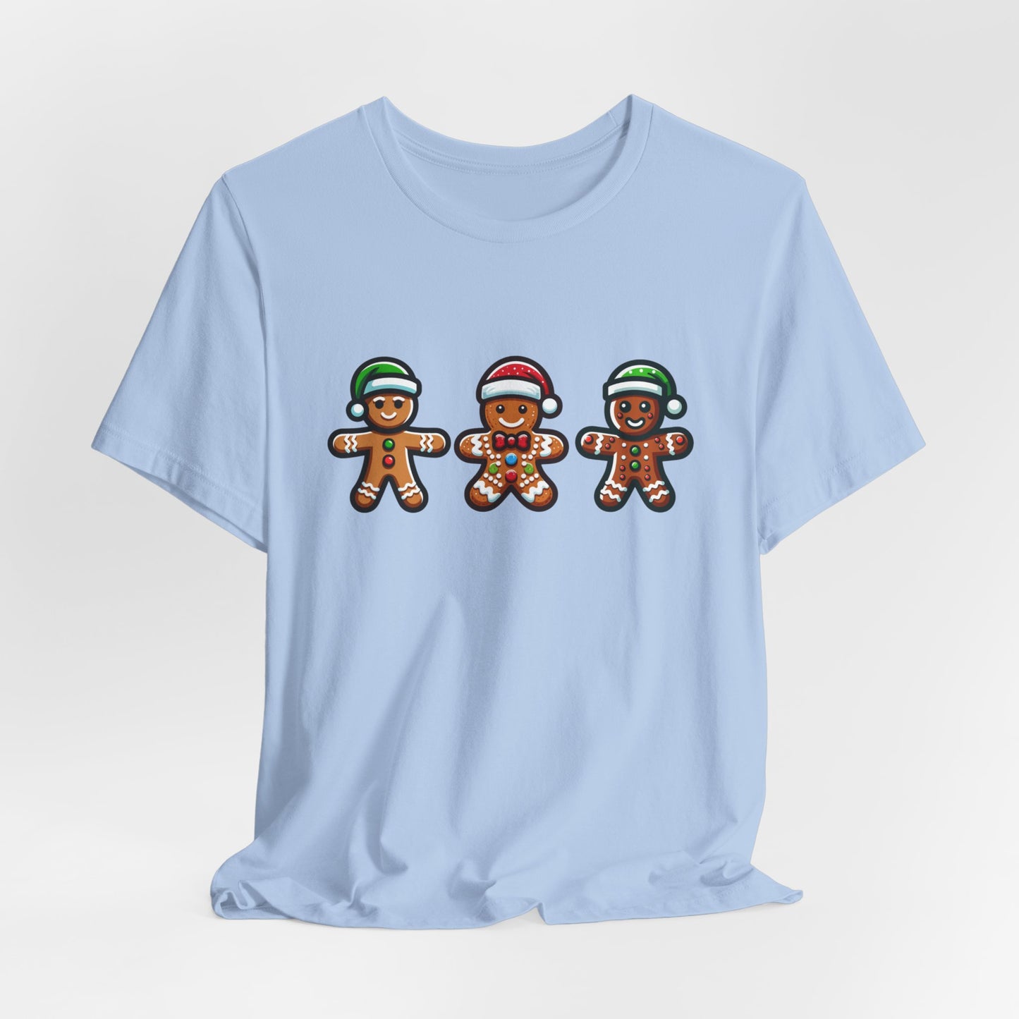 Gingerbread Cookies Shirt, Christmas Shirt, Cute Holiday Sweater, Womans Christmas Clothing, Santas Little Helper, Festive Gingerbread Shirt