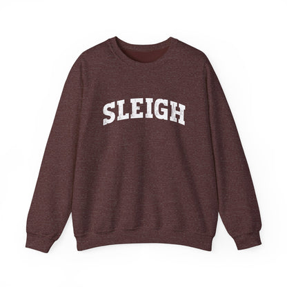 Christmas Sleigh Sweatshirt, Holiday Crewneck Jumper, Winter Fun Pullover, Festive Xmas Sweater Gift, Unisex Heavy Blend Top