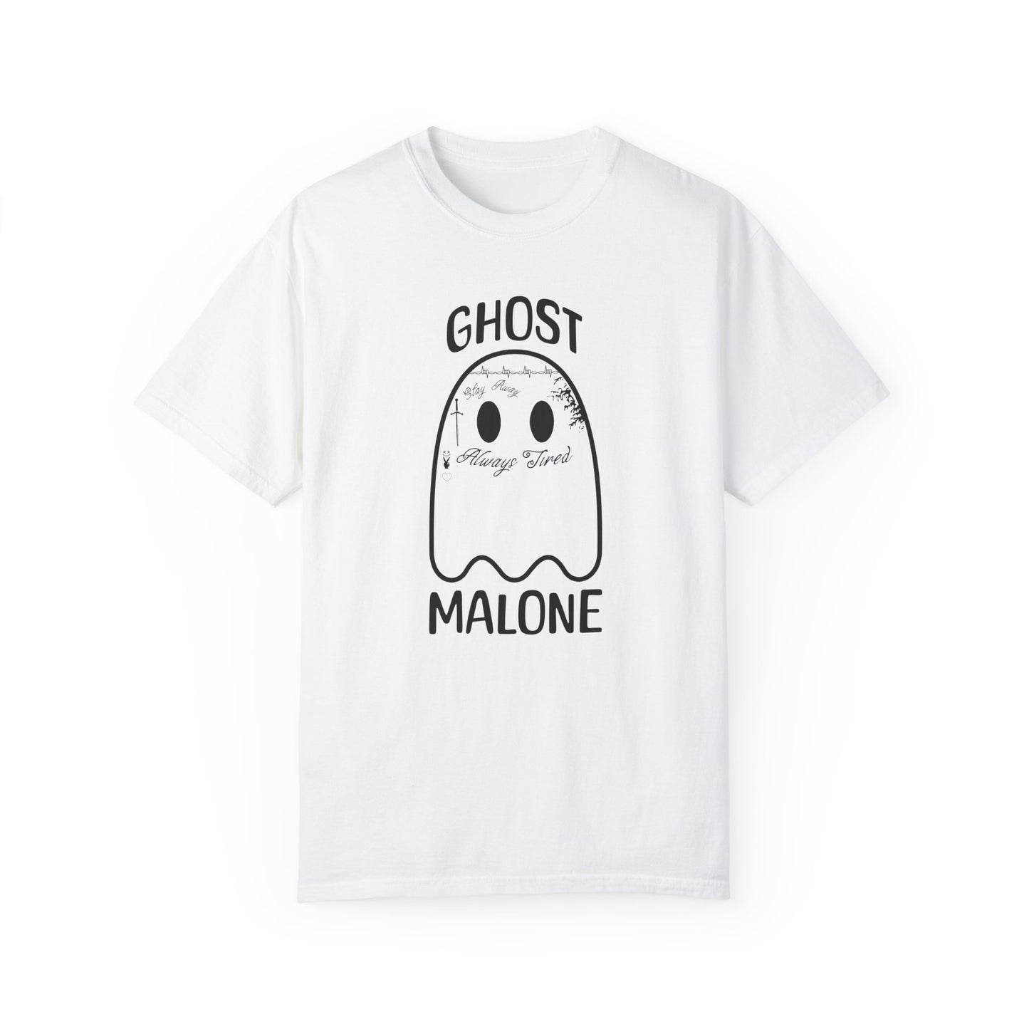 Ghost Malone Halloween Shirt, Comfort Colors Shirt, Funny Halloween T-Shirt, Spooky Season Shirt, Funny Ghost Shirt, Ghost Halloween Gifts