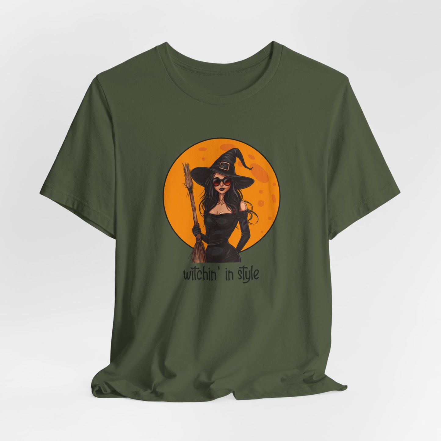 Witchin In Style Tshirt, Witch Halloween Tee, Spooky Witch Shirt, Halloween Tee, Witch Shirt, Halloween T-shirt, Halloween Gift for her