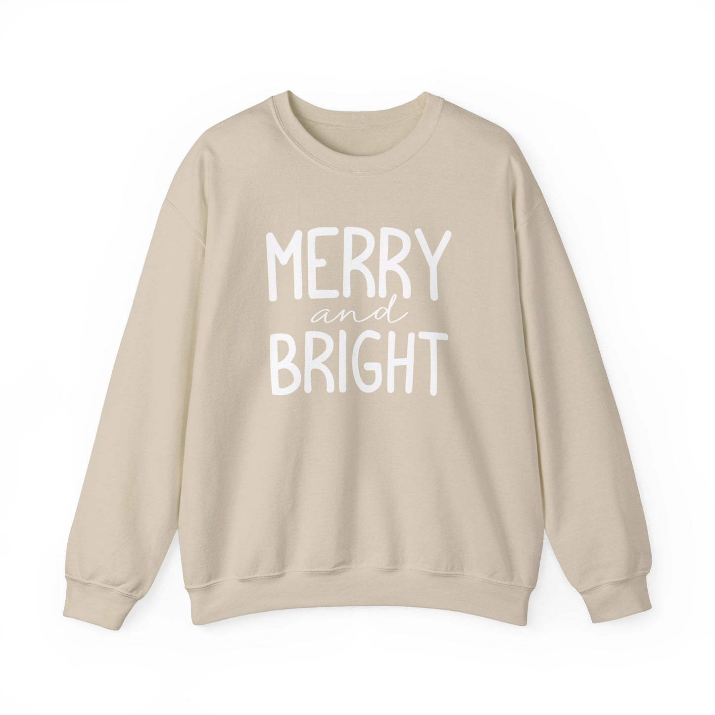 Merry and Bright Sweatshirt, Women's Christmas Shirt