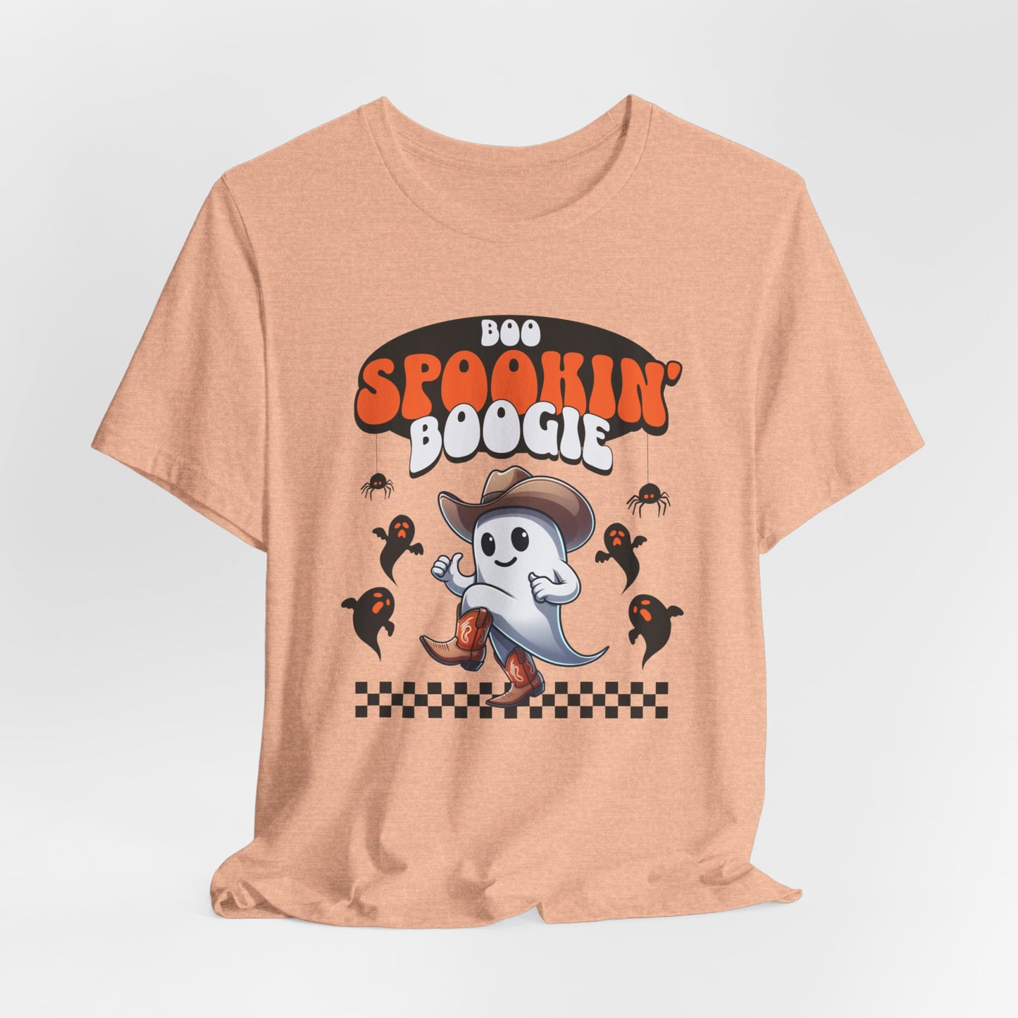 Ghost Halloween Boo Spookin Boogie Shirt, Cute Halloween Tee, Spooky Ghost Shirt, Ghost Costume, Halloween Party Shirt, Womans Halloween Tee