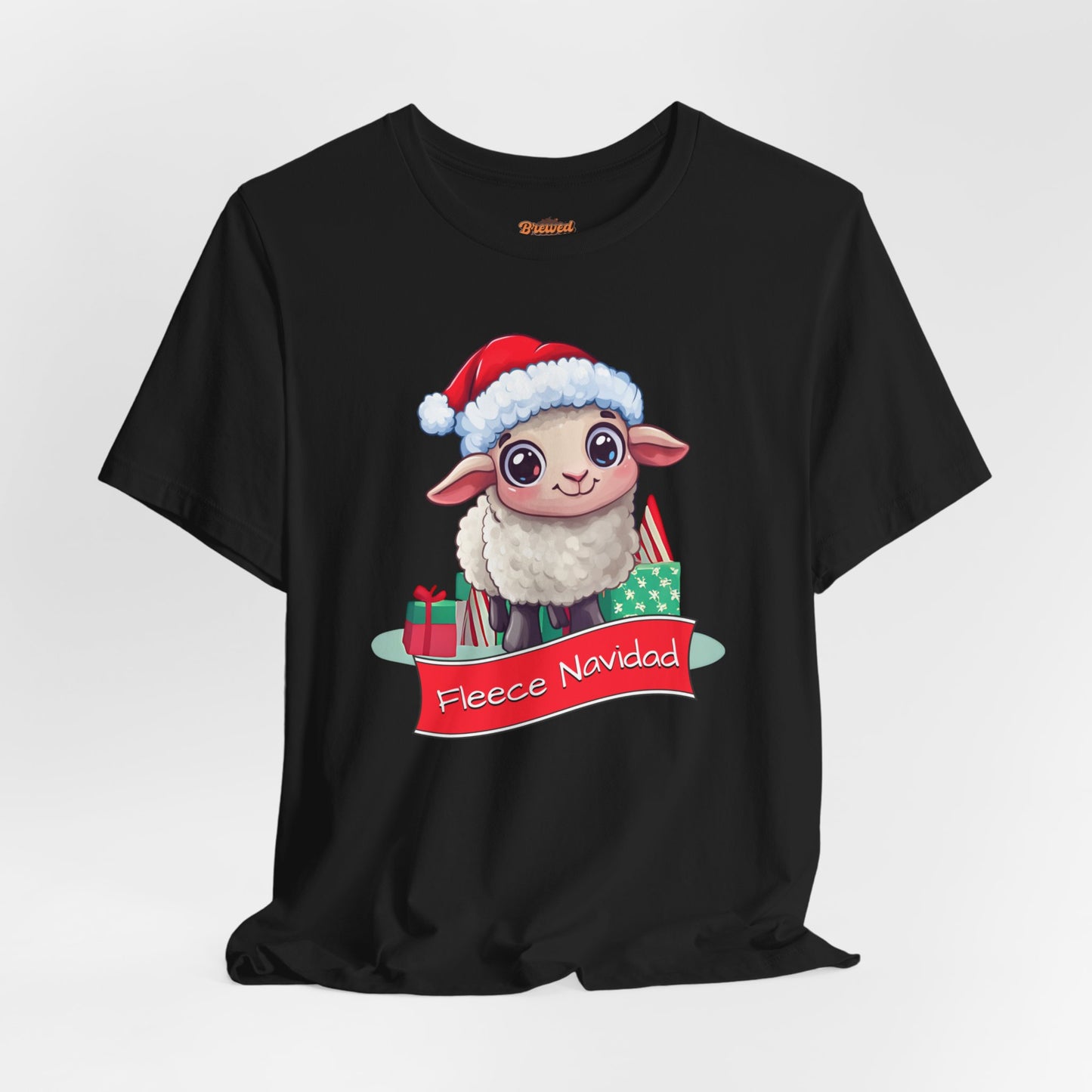 Fleece Navidad Sheep Shirt, Spanish Christmas T-shirt, Funny Holiday Tee, Christmas Animal T-shirt, Feliz Navidad Shirt, Feliz Navidad Gift