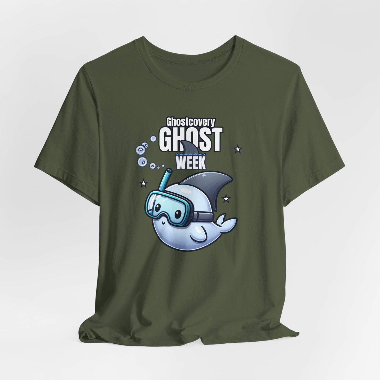 Ghost Week Halloween Shirt, Halloween Women's Mens Shirt, Cute Halloween Ghost Shirt, Trick or Treat Shirt, Spooky Season Gift, Shark Gift