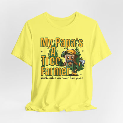 My Papa's A Tree Farmer T-shirt, Christmas Tree T-shirt, Tree Farmer Shirt, Gift For Tree Farmer, Tree Grower, Gift For Farmer, Tree Farmer