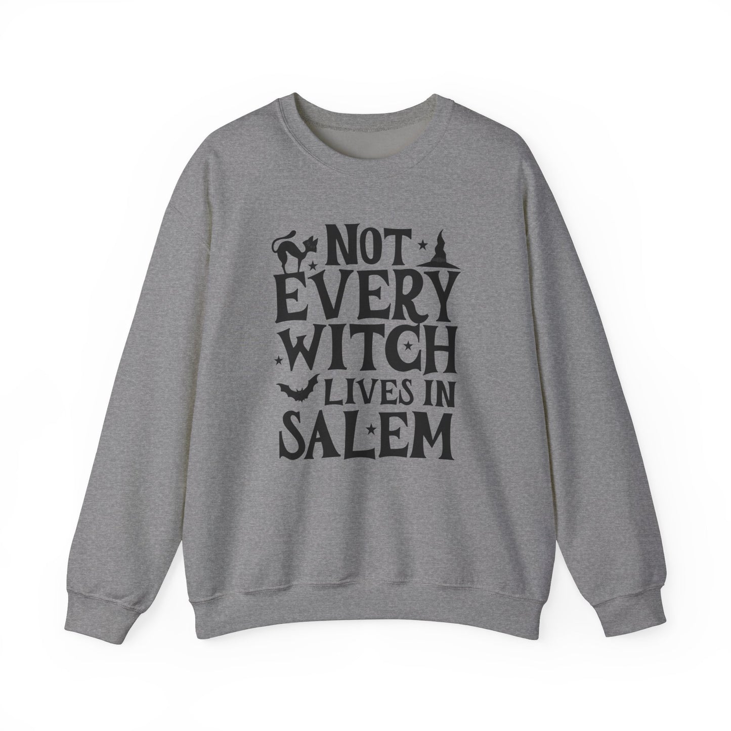 Not Every Witch Lives In Salem Shirt, Halloween Sweater, Halloween Sweatshirt, Halloween Tshirt, Halloween Gift, Spooky Season, Witchy Shirt