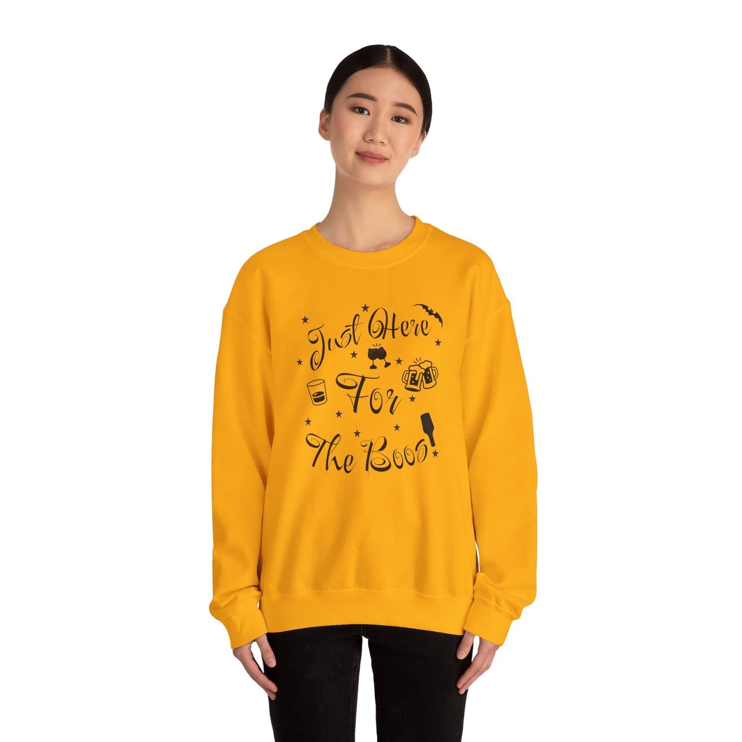 Just Here For The Boos Sweatshirt, Halloween Drinking, Spooky Sweatshirt, Halloween T-shirt, Halloween Sweater, Halloween Gift, Spooky Gift