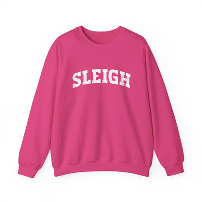 Christmas Sleigh Sweatshirt, Holiday Crewneck Jumper, Winter Fun Pullover, Festive Xmas Sweater Gift, Unisex Heavy Blend Top