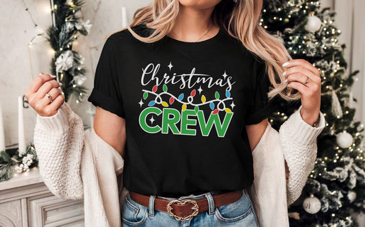 Christmas Crew Shirts, Christmas Lights Shirts, Family Holiday Shirts, Christmas Party Crew Shirts, Unisex Xmas Shirt, Comfort Colors Shirt