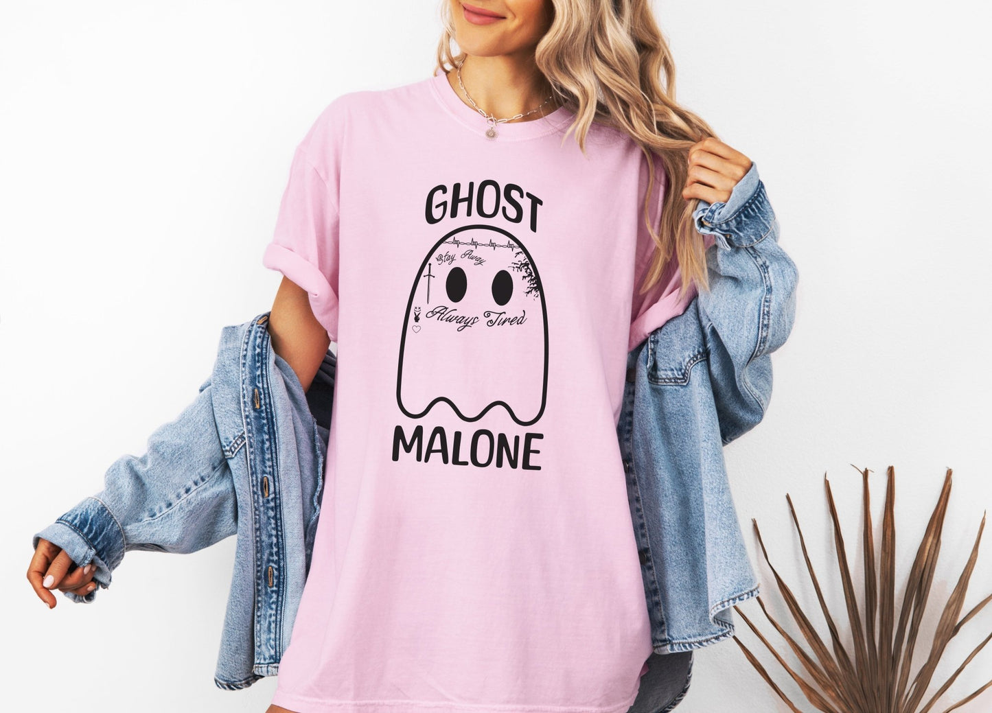 Ghost Malone Halloween Shirt, Comfort Colors Shirt, Funny Halloween T-Shirt, Spooky Season Shirt, Funny Ghost Shirt, Ghost Halloween Gifts