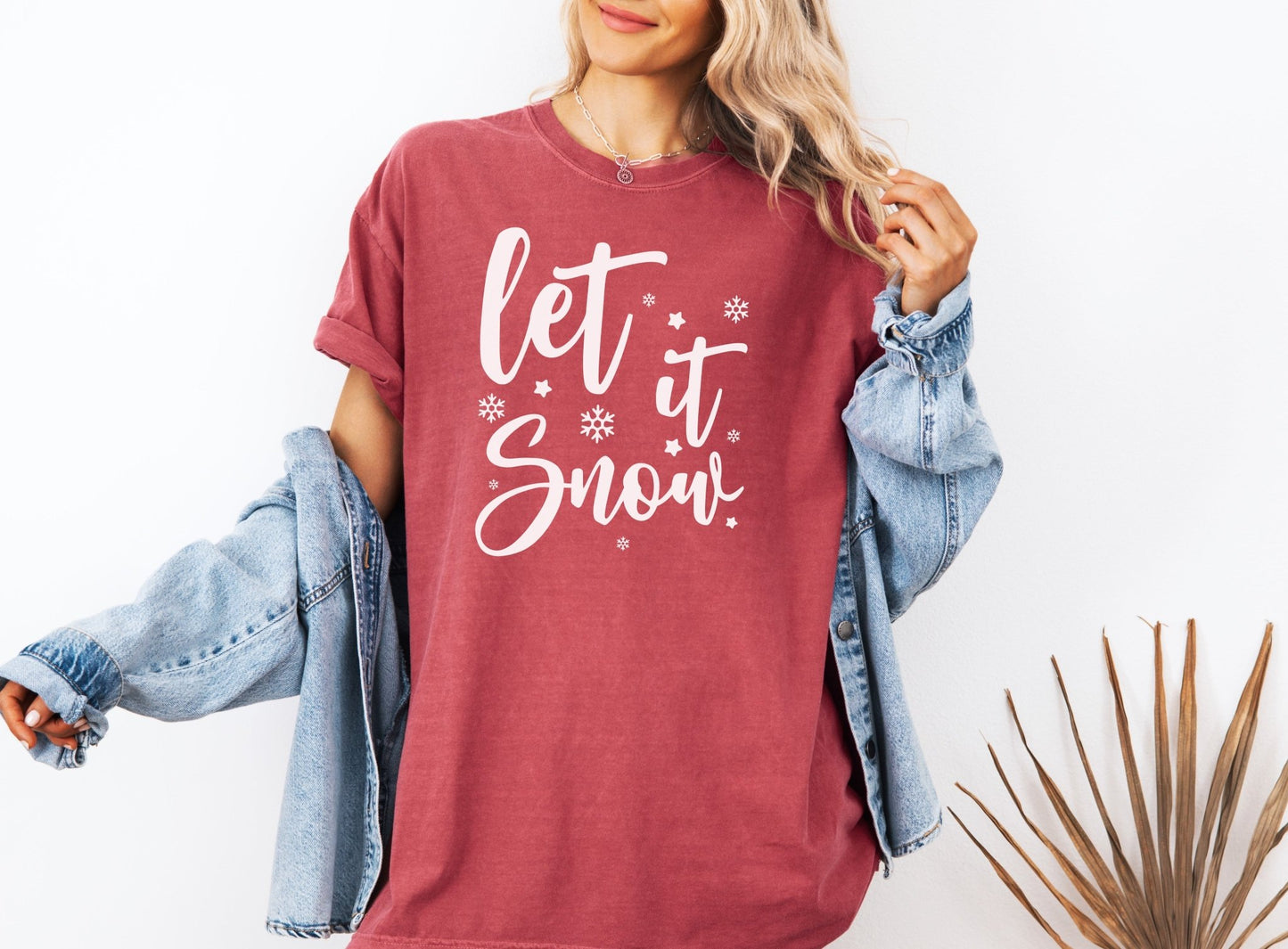 Christmas Party Shirt, Let It Snow T-Shirt, Christmas Vibes Shirt, Funny Xmas Shirt, Winter Lover Tee, Christmas Gift, Women Christmas Shirt