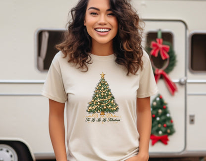 Fa La La La Fabulous T-shirt, Christmas Tee, Christmas Lights Shirt, Holiday Shirt, Christmas TreeT-shirt, Xmas Tshirt, Gift for him her