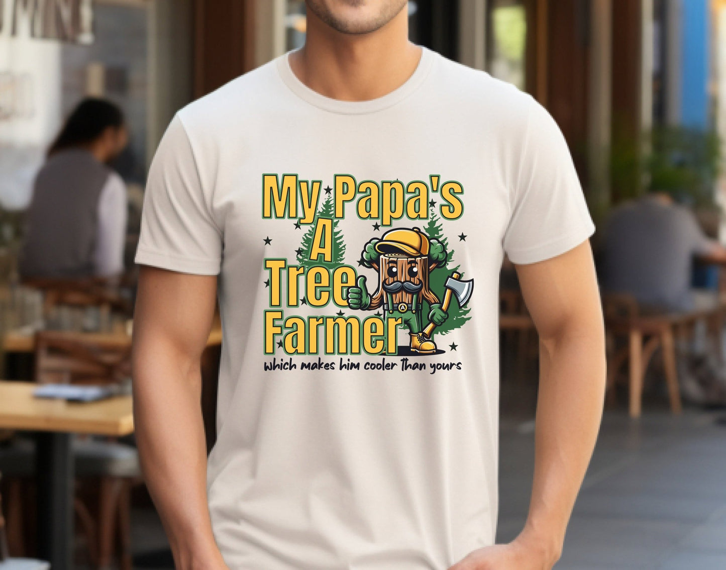 My Papa's A Tree Farmer T-shirt, Christmas Tree T-shirt, Tree Farmer Shirt, Gift For Tree Farmer, Tree Grower, Gift For Farmer, Tree Farmer