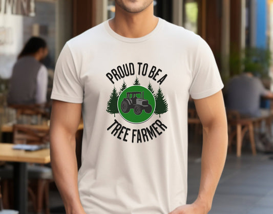 Proud To Be A Tree Farmer T-shirt, Christmas Tree Tshirt, Tree Farmer Shirt, Gift For Tree Farmer, Tree Grower, Gift For Farmer, Tree Farmer