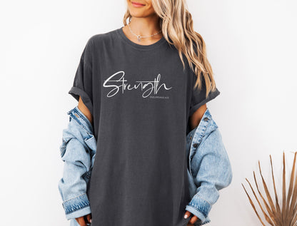 Strength Philippians 4:13 Shirt, Christian Religious Apparel, Bible Verse Shirt, Women Christian Shirt, Christ Jesus Shirt, Holiday Shirt