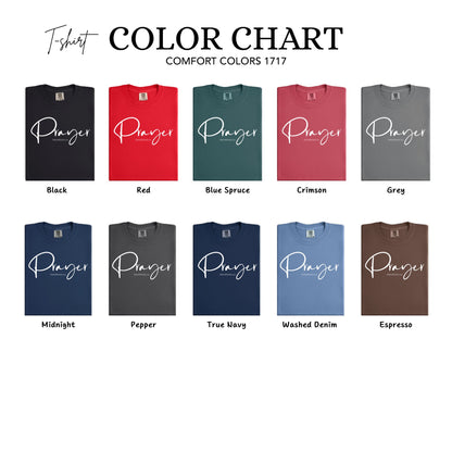 Prayer Philippians 4:6 Shirt, Christian Vacation Shirt, Comfort Colors® Prayer Shirt, Religious Shirt, Christ Jesus Shirt, Motivational Tee