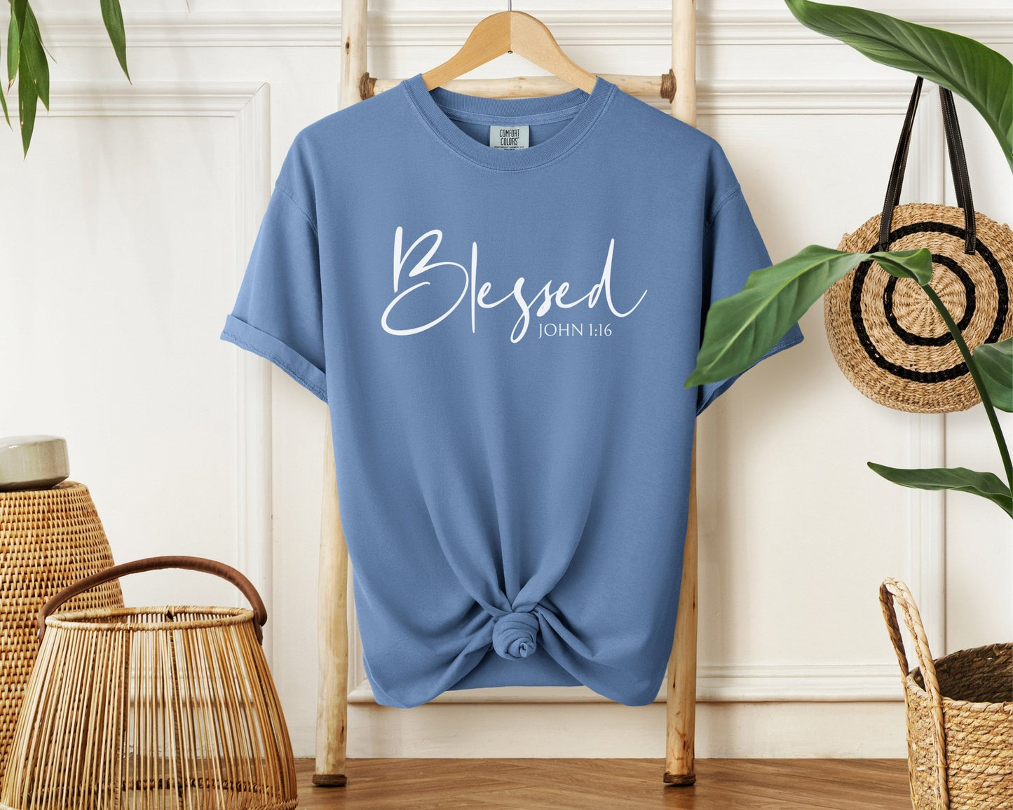 Blessed John 1:16 Shirt, Inspirational Religious Shirt, Christian Women Shirt, Blessed Shirt, Christian Shirt, Cute Fall Shirt, Gift for Her